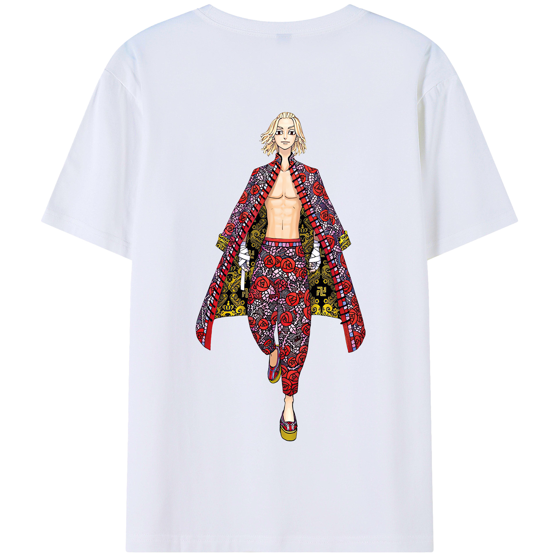 （画像用） 東京リベンジャーズ Tokyo Revengers 綿100％半袖Tシャツ（背面プリント）