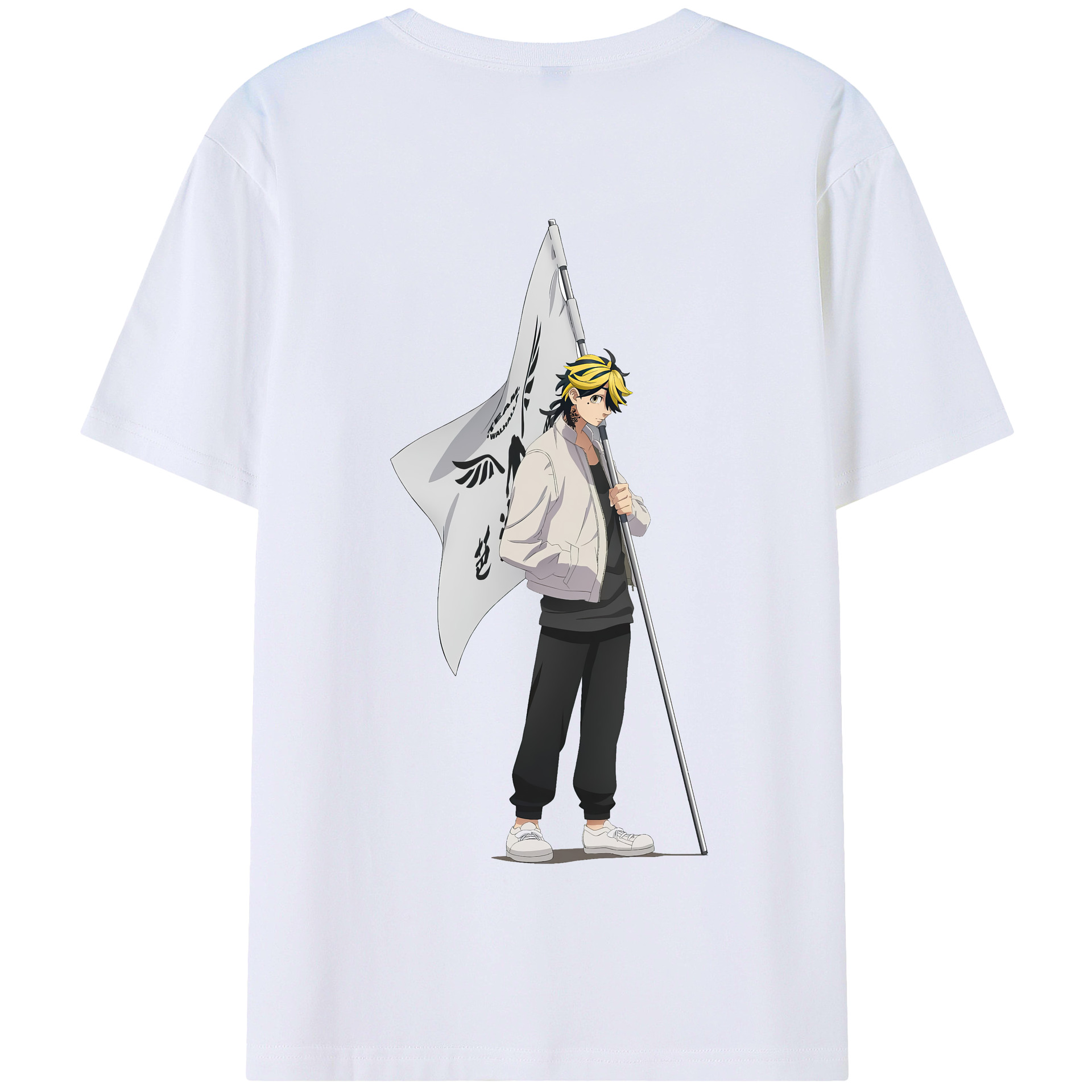 （画像用） 東京リベンジャーズ Tokyo Revengers 綿100％半袖Tシャツ（背面プリント）