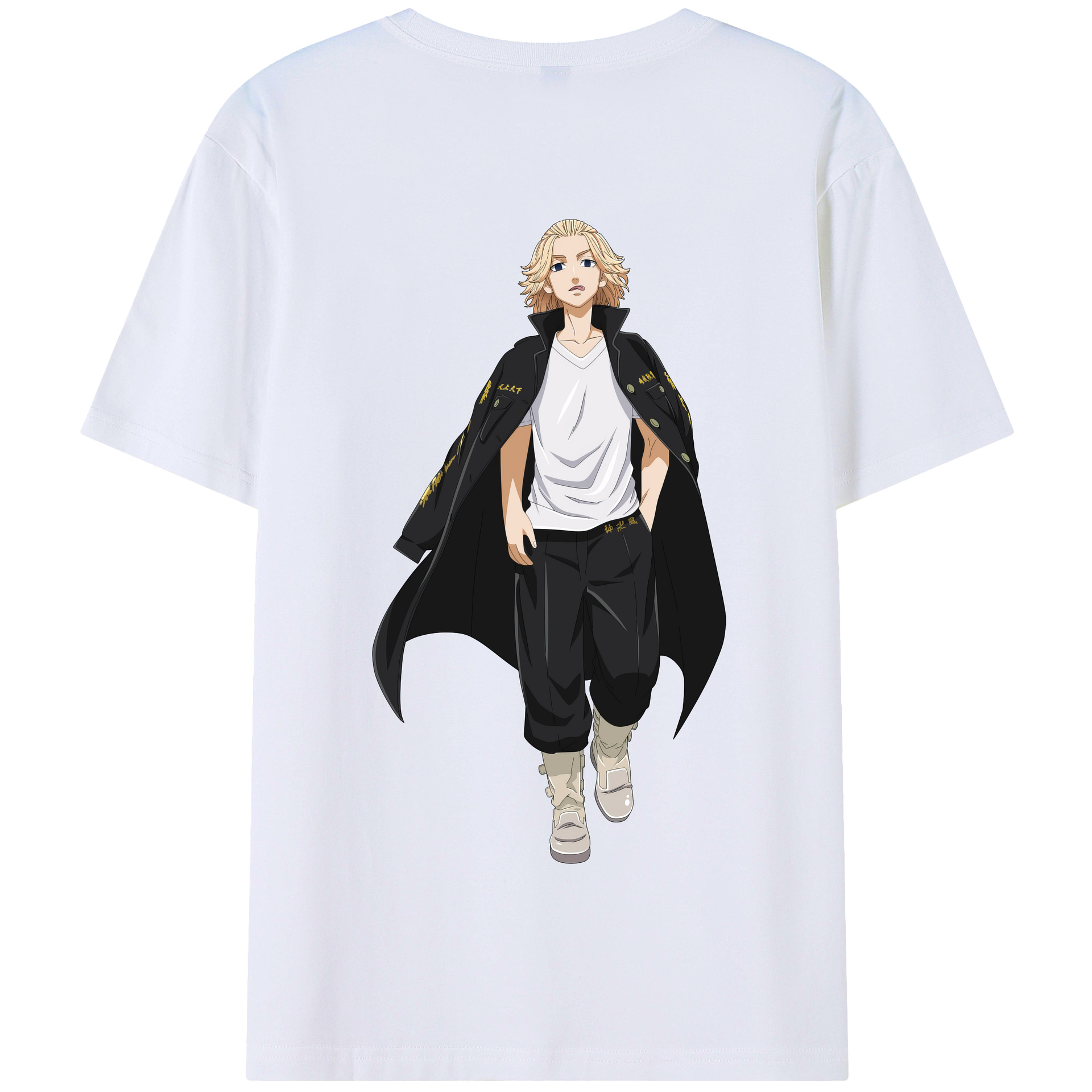 （画像用） 東京リベンジャーズ Tokyo Revengers 綿100％半袖Tシャツ（背面プリント）