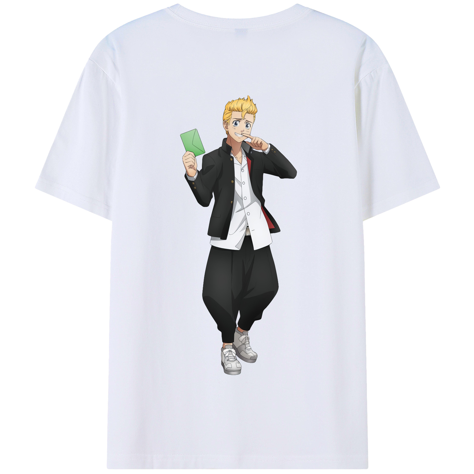 （画像用） 東京リベンジャーズ Tokyo Revengers 綿100％半袖Tシャツ（背面プリント）