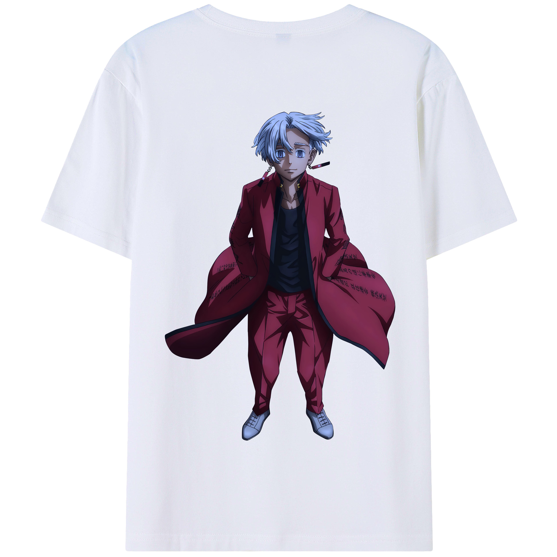 （画像用） 東京リベンジャーズ Tokyo Revengers 綿100％半袖Tシャツ（背面プリント）