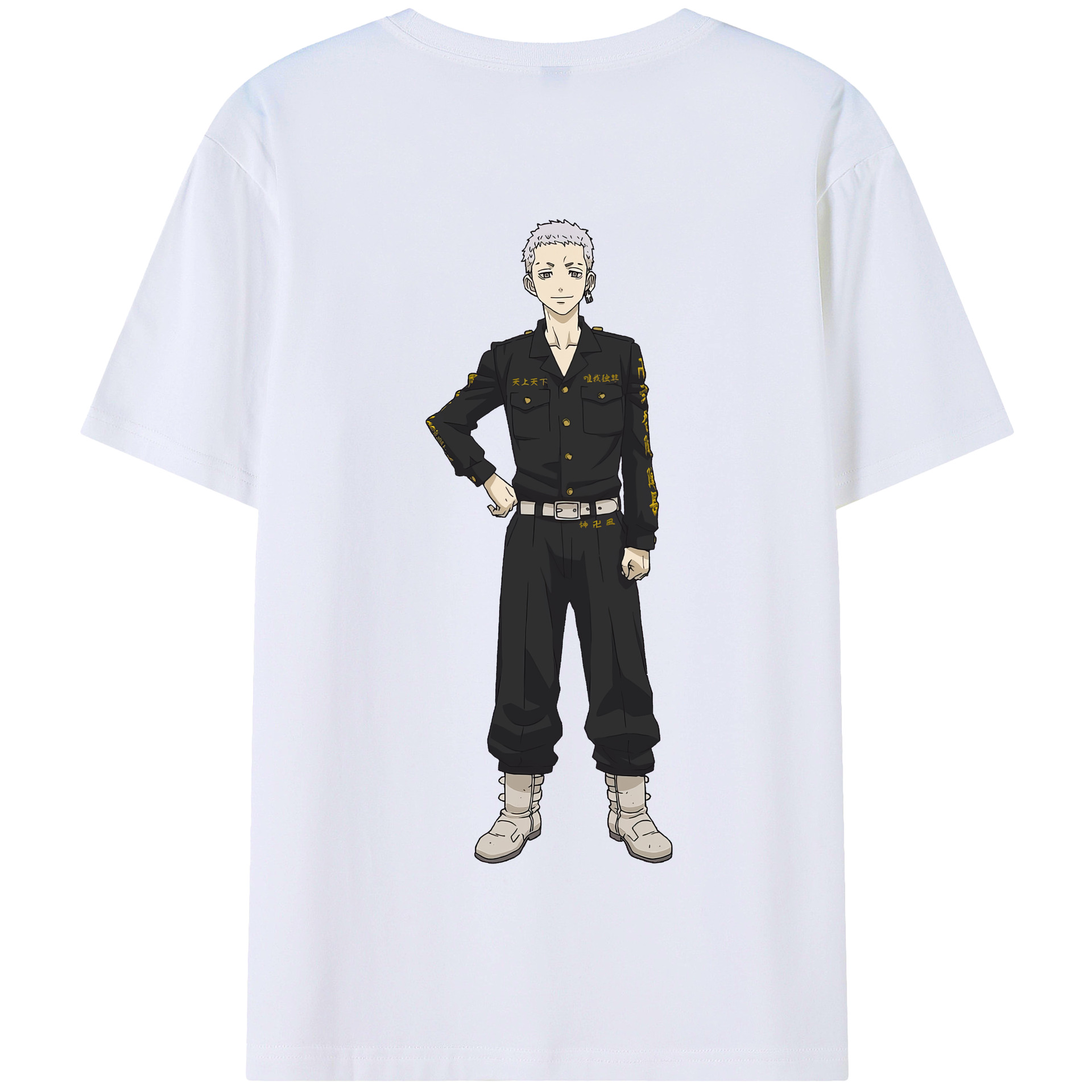 （画像用） 東京リベンジャーズ Tokyo Revengers 綿100％半袖Tシャツ（背面プリント）