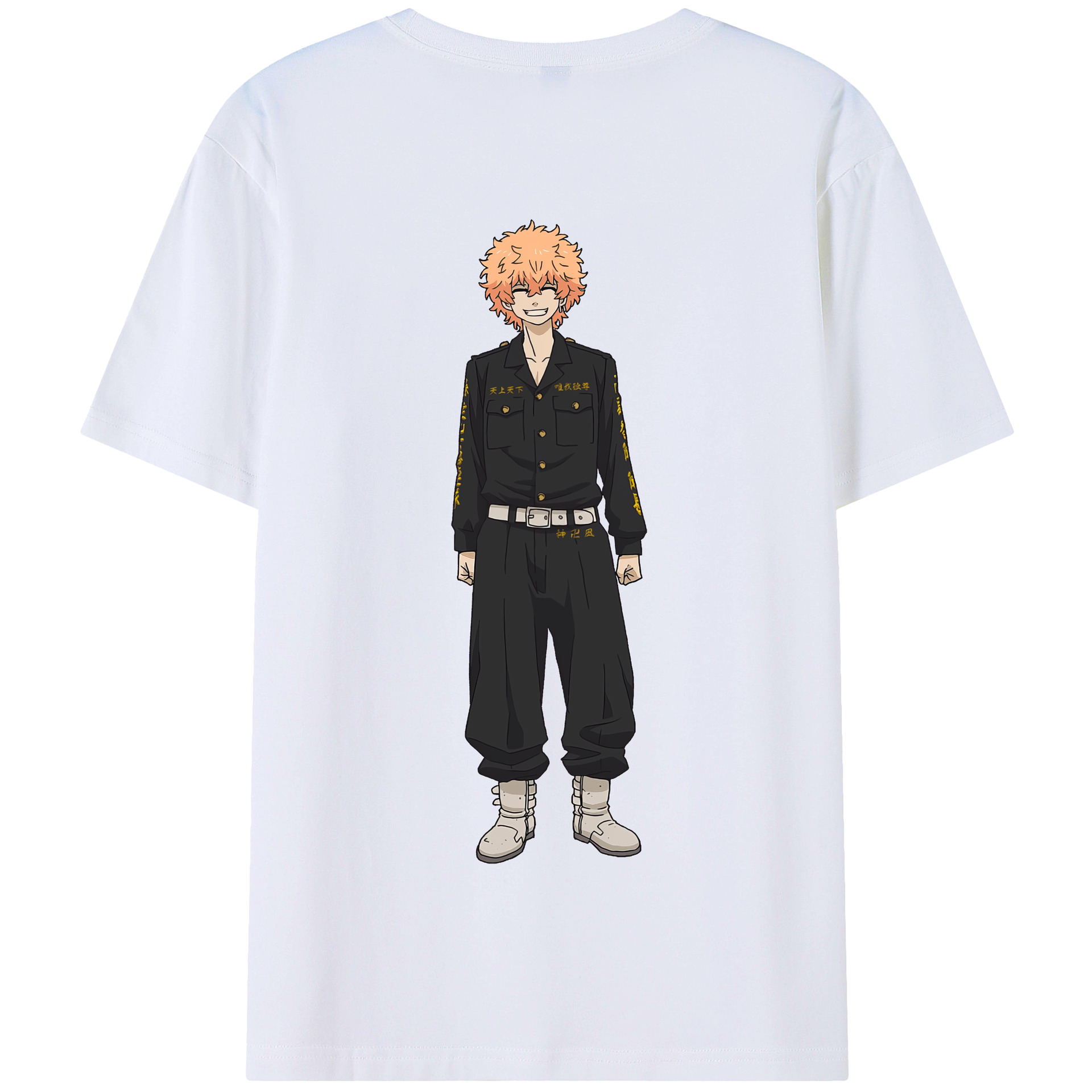 （画像用） 東京リベンジャーズ Tokyo Revengers 綿100％半袖Tシャツ（背面プリント）
