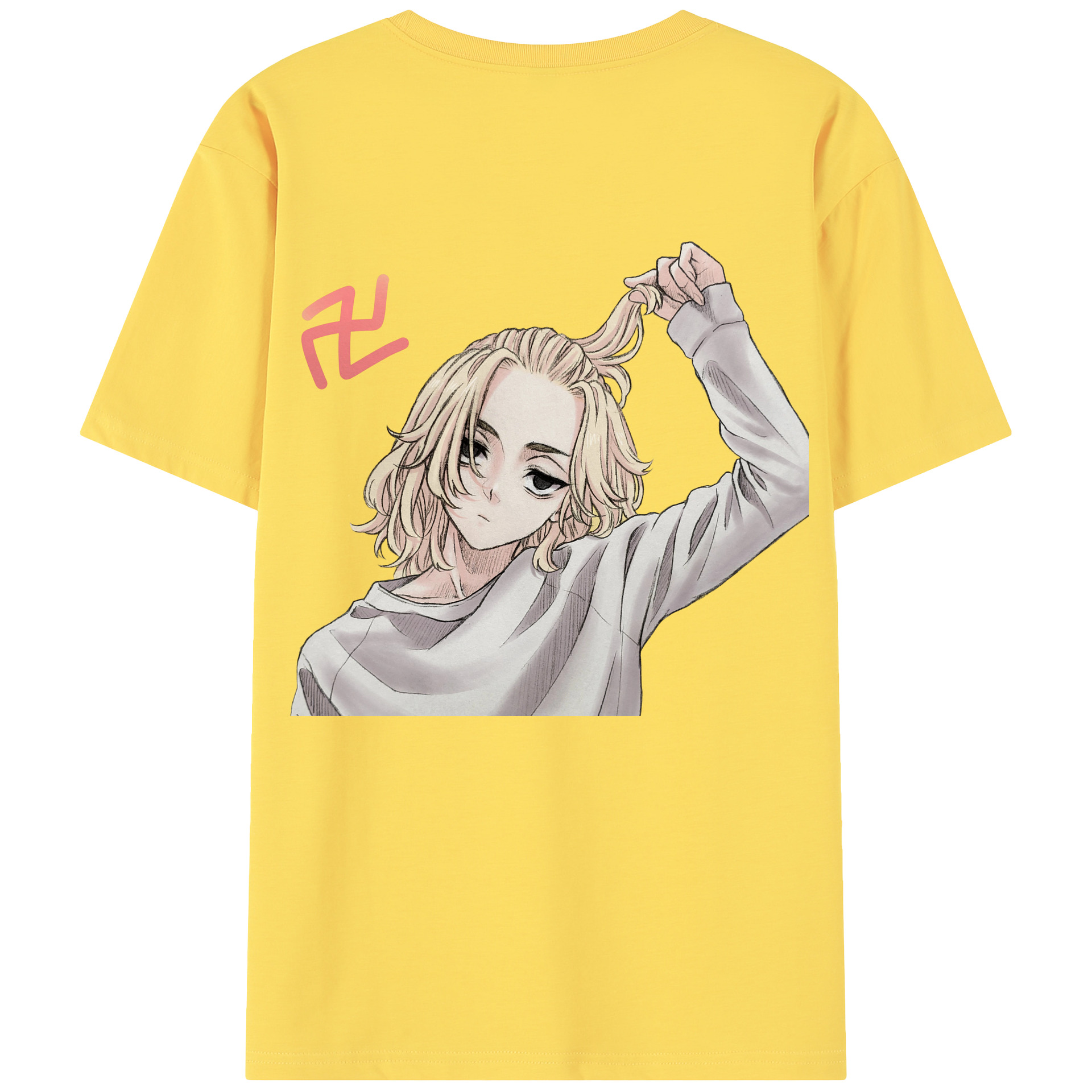 （画像用） 東京リベンジャーズ Tokyo Revengers 綿100％半袖Tシャツ（背面プリント）