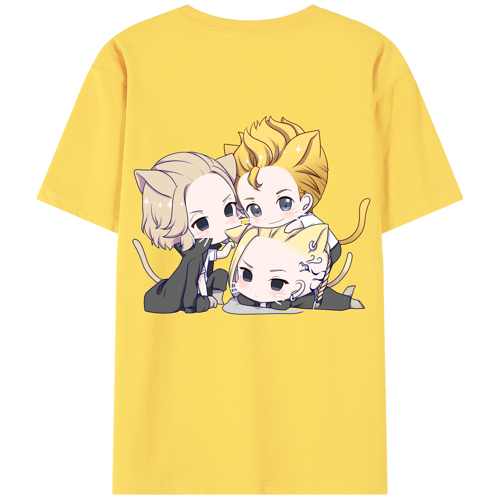 （画像用） 東京リベンジャーズ Tokyo Revengers 綿100％半袖Tシャツ（背面プリント）