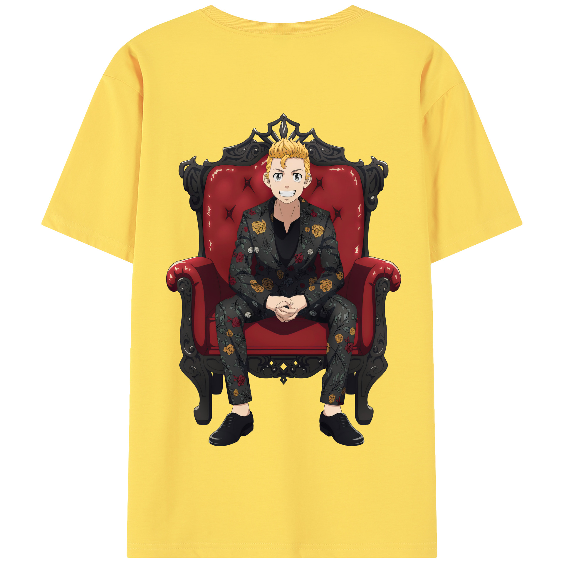 （画像用） 東京リベンジャーズ Tokyo Revengers 綿100％半袖Tシャツ（背面プリント）