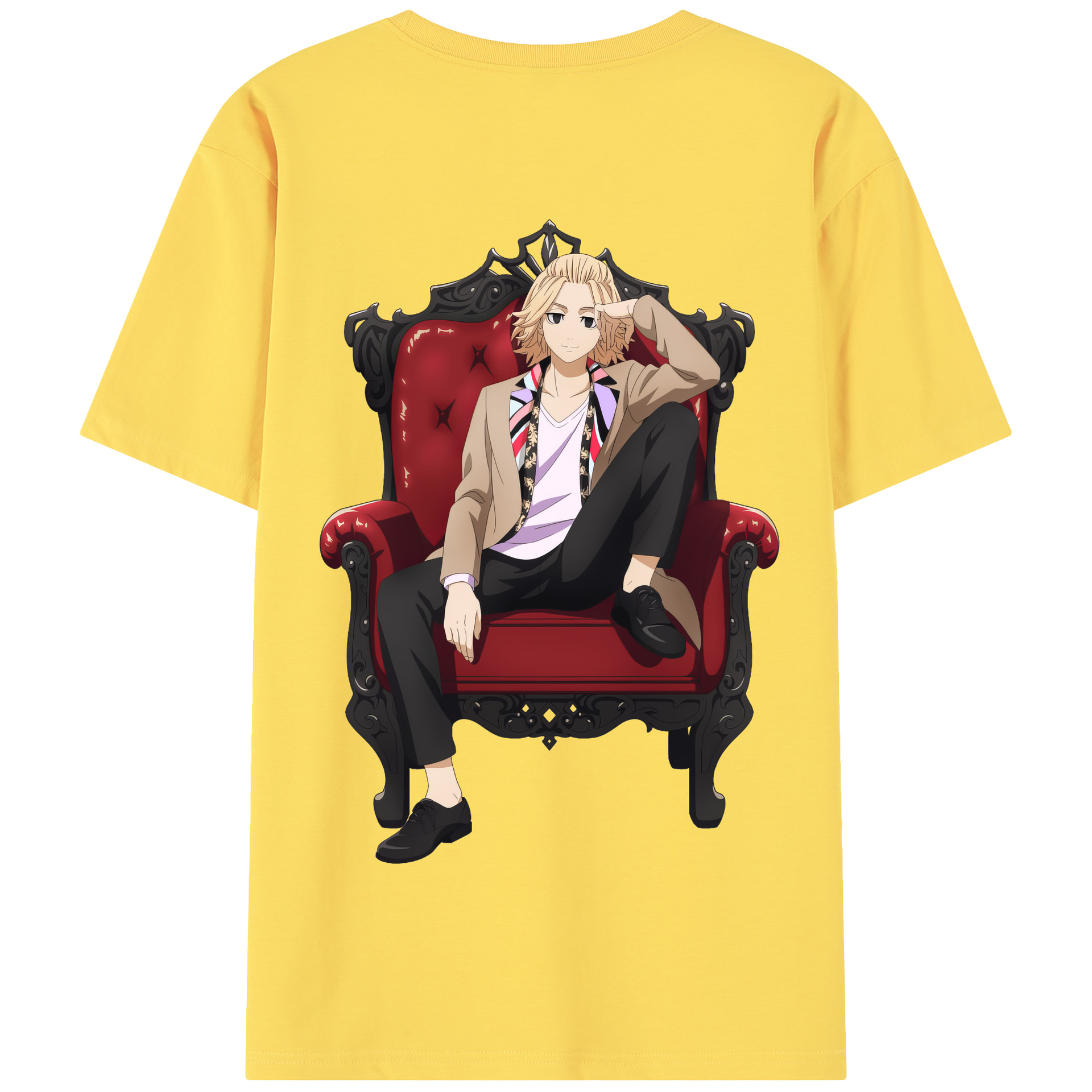 （画像用） 東京リベンジャーズ Tokyo Revengers 綿100％半袖Tシャツ（背面プリント）