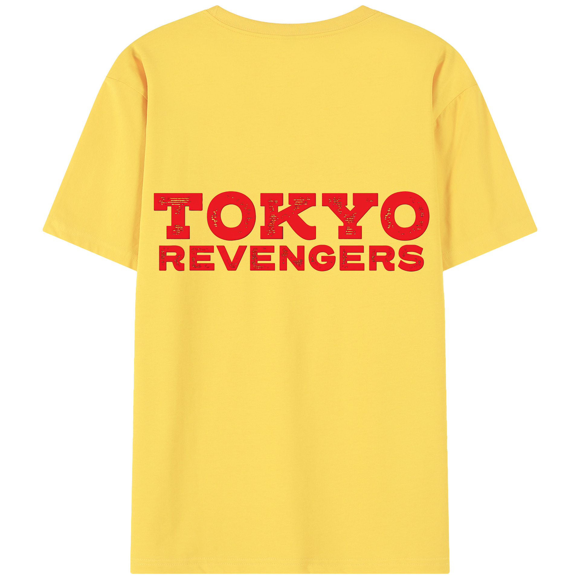 （画像用） 東京リベンジャーズ Tokyo Revengers 綿100％半袖Tシャツ（背面プリント）