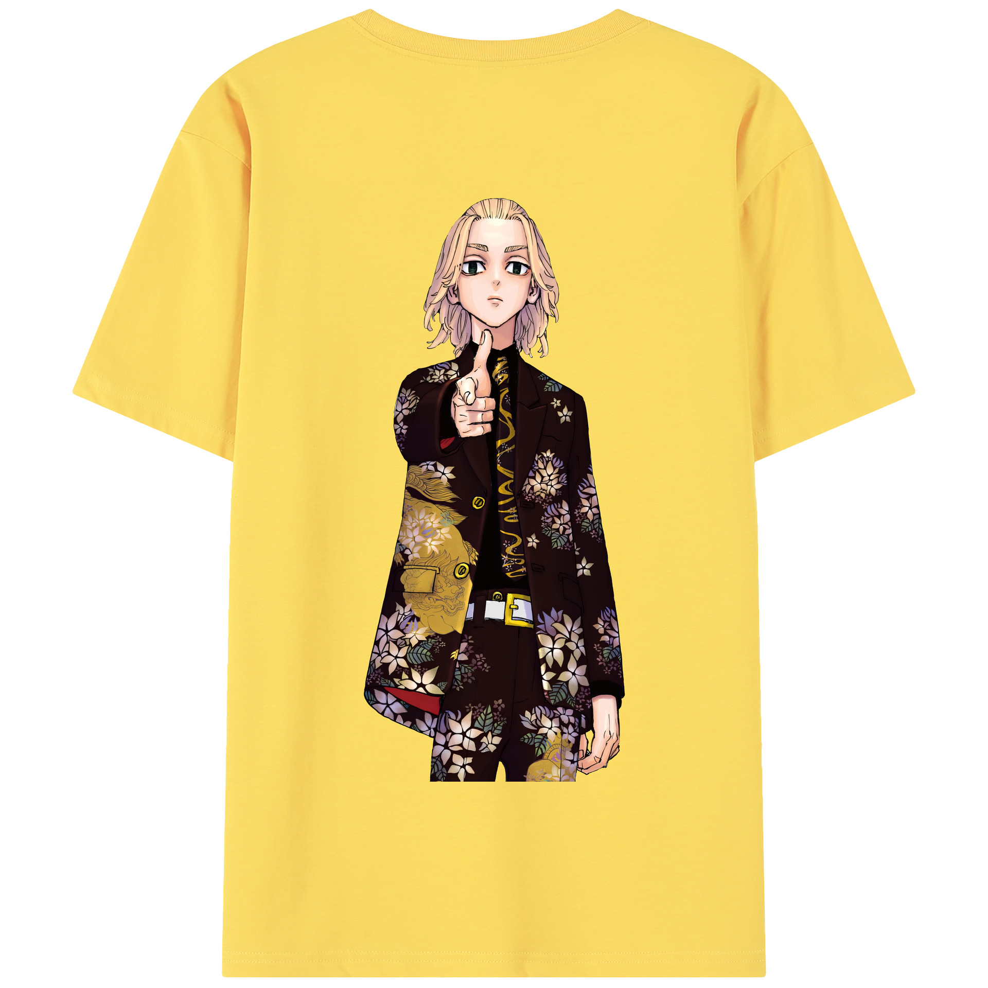 （画像用） 東京リベンジャーズ Tokyo Revengers 綿100％半袖Tシャツ（背面プリント）