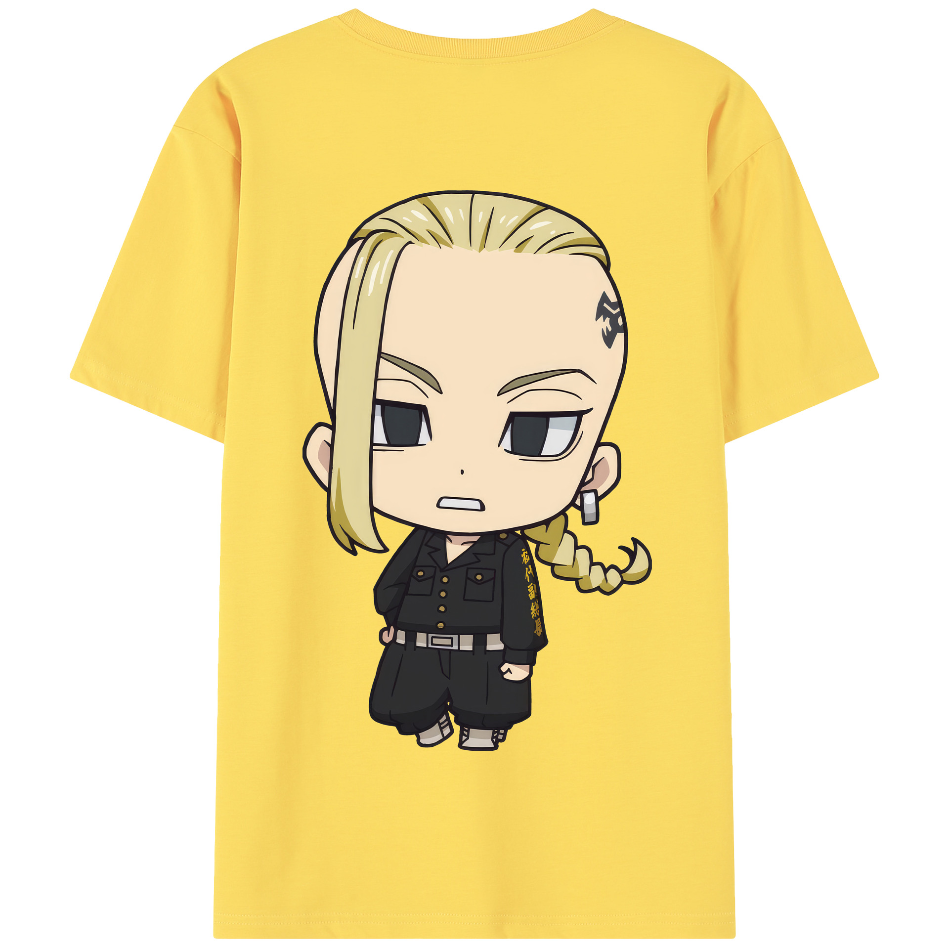 （画像用） 東京リベンジャーズ Tokyo Revengers 綿100％半袖Tシャツ（背面プリント）