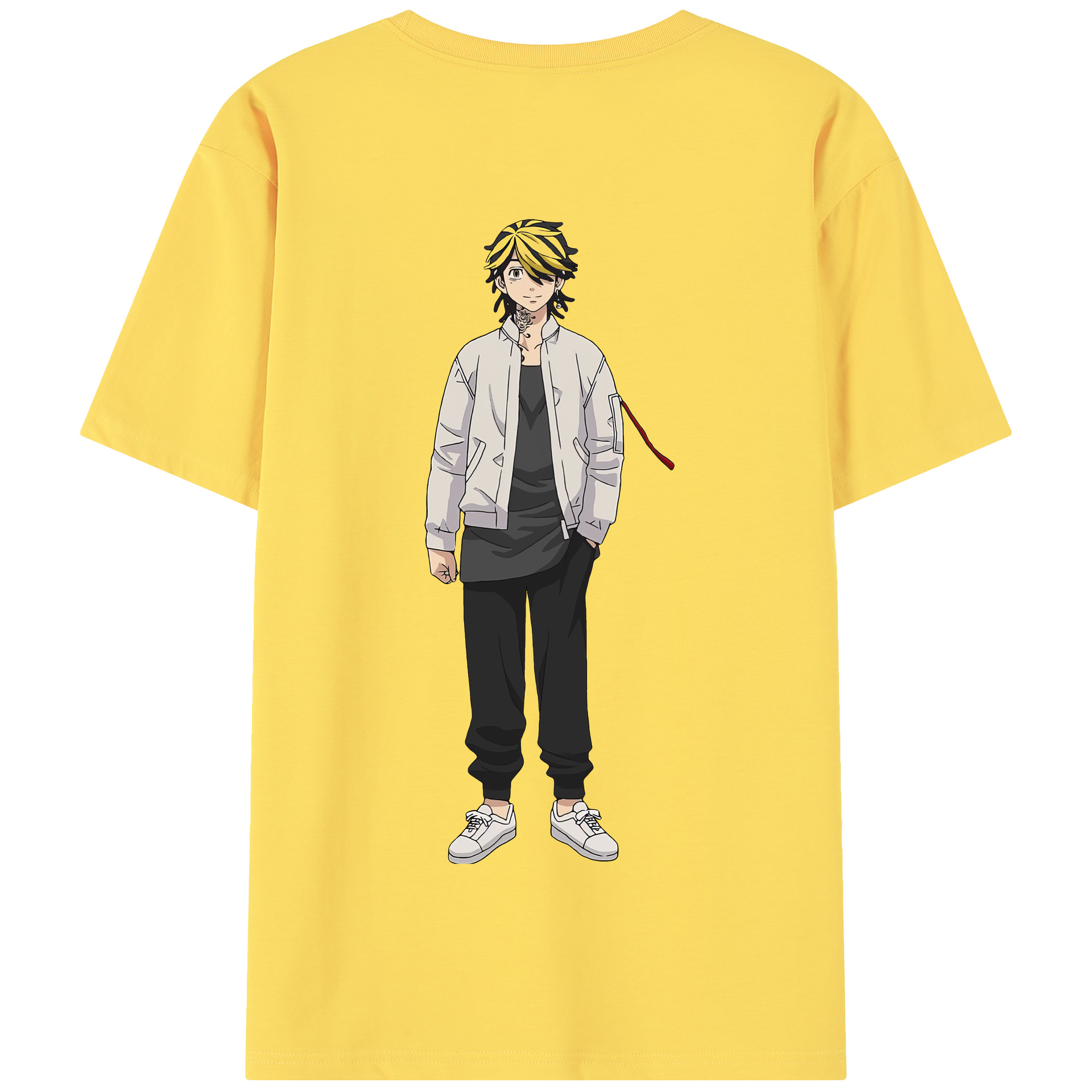 （画像用） 東京リベンジャーズ Tokyo Revengers 綿100％半袖Tシャツ（背面プリント）