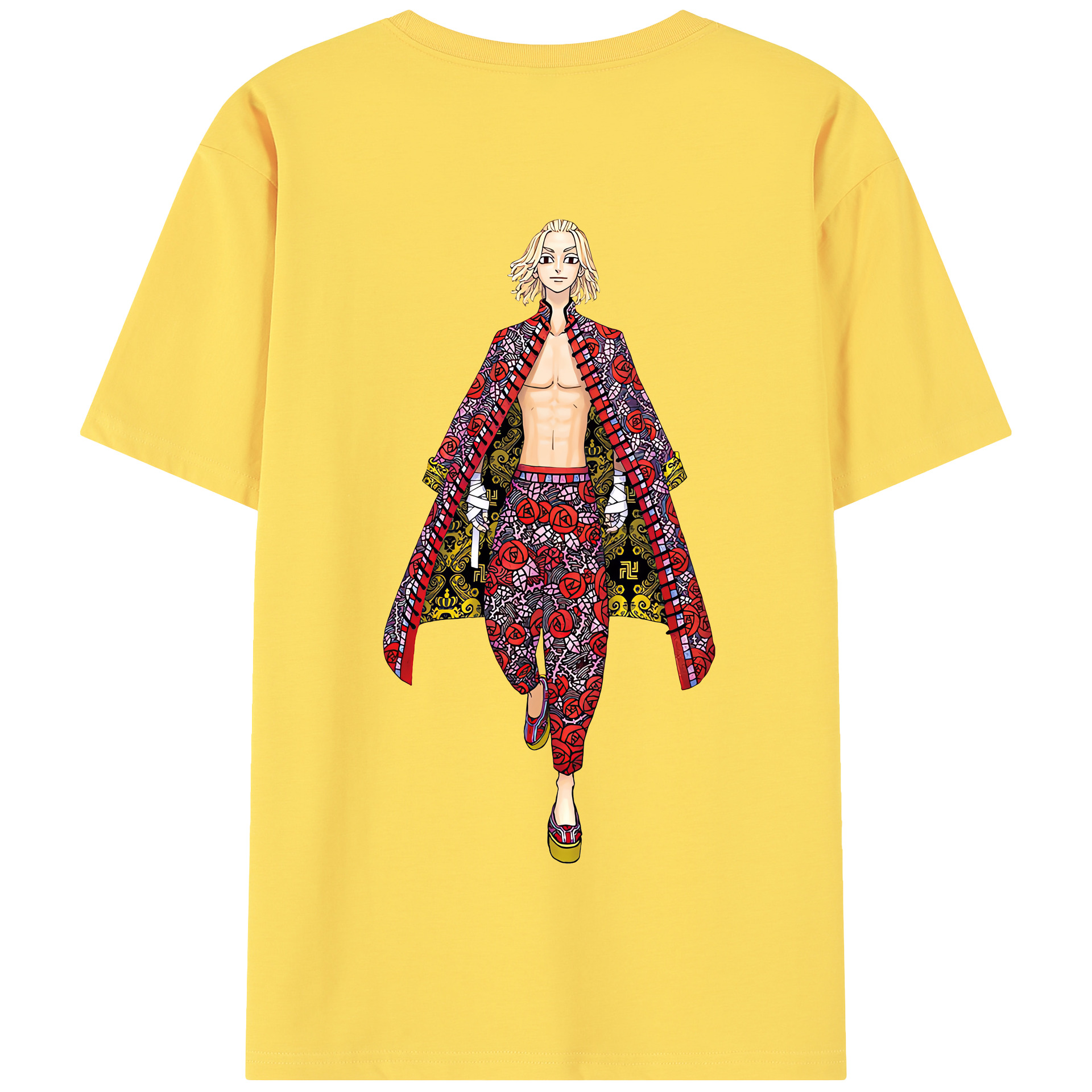 （画像用） 東京リベンジャーズ Tokyo Revengers 綿100％半袖Tシャツ（背面プリント）