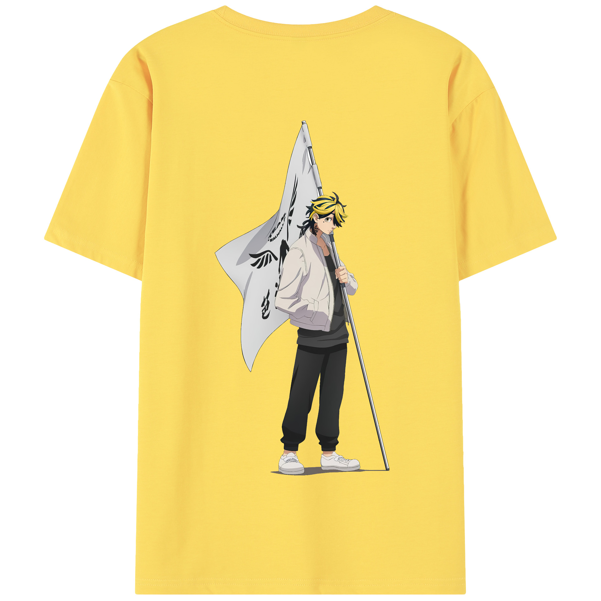 （画像用） 東京リベンジャーズ Tokyo Revengers 綿100％半袖Tシャツ（背面プリント）