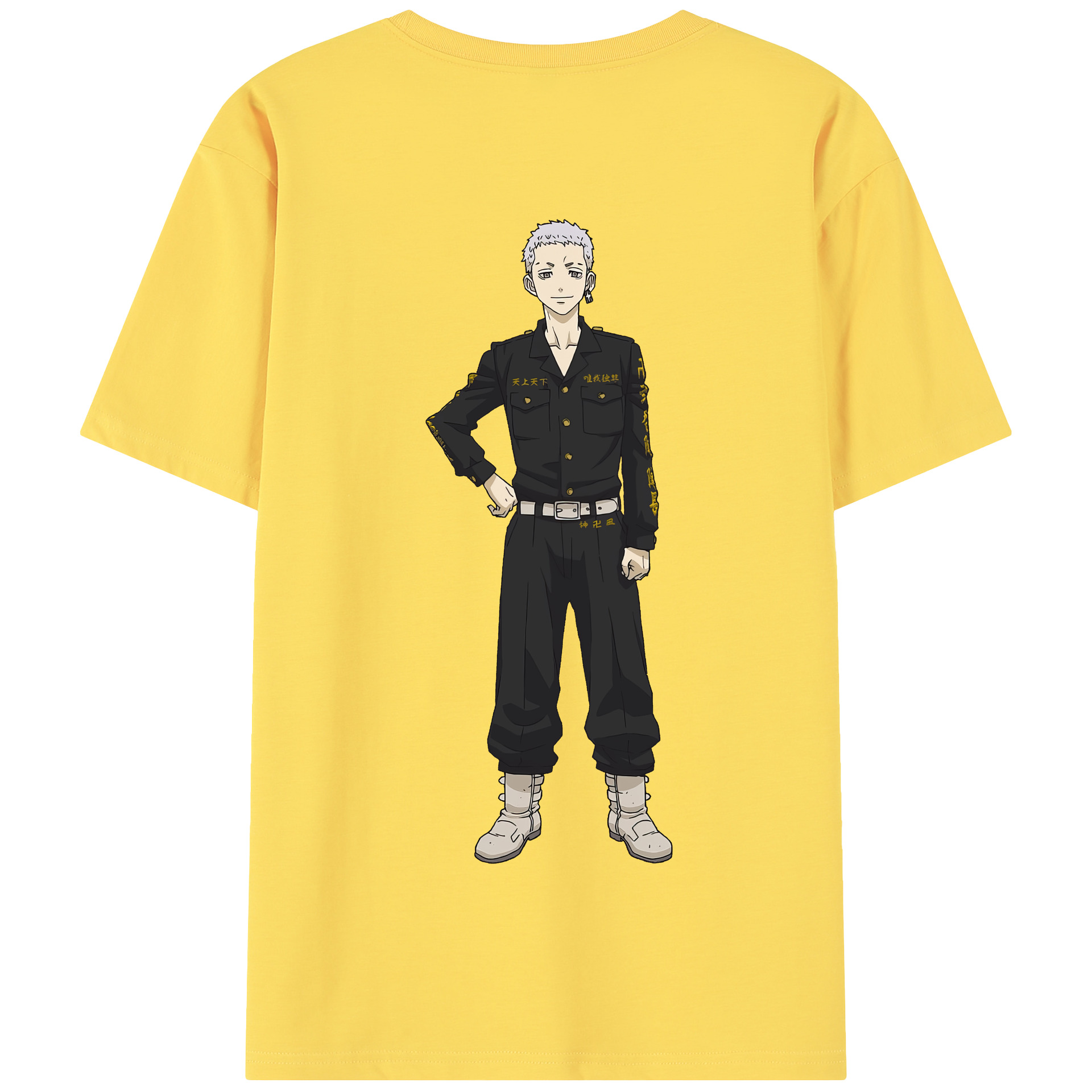 （画像用） 東京リベンジャーズ Tokyo Revengers 綿100％半袖Tシャツ（背面プリント）