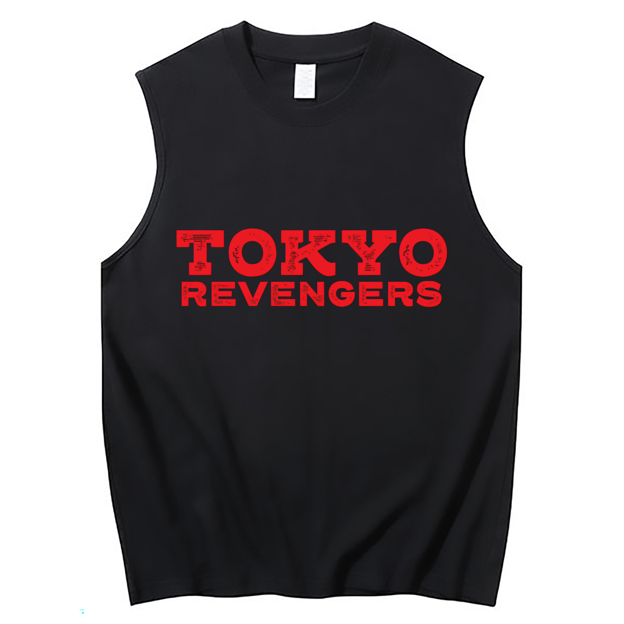 （画像用） 東京リベンジャーズ Tokyo Revengers コットン100％タンクトップ（フロントプリント）